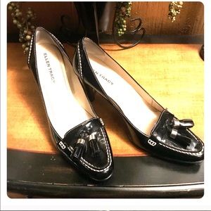 Ellen Tracy Women’s Black Patent Pumps Heels Shoes